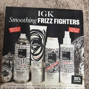 IGK Smoothing Frizz Fighters Set - Black and White